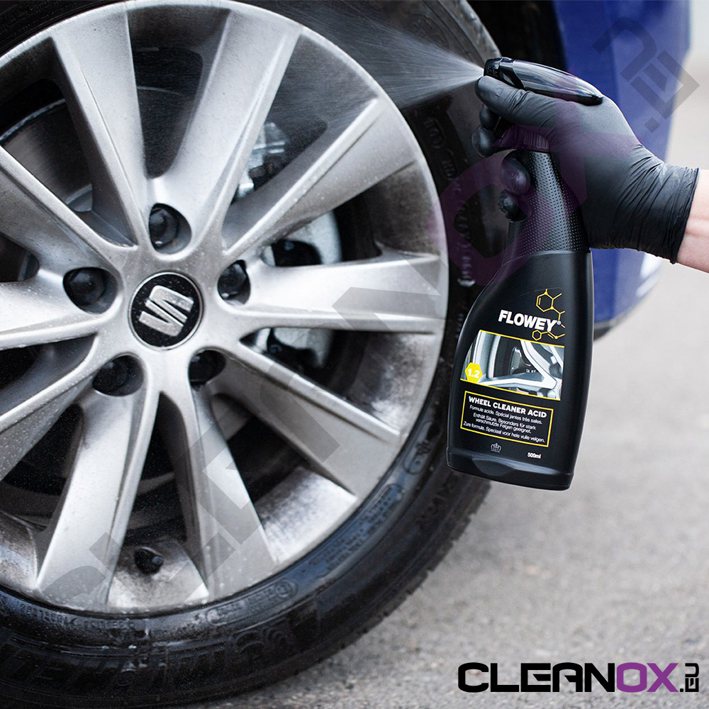 FLOWEY Wheel Cleaner Acid savas kémhatású autó felnitisztító spray 500ml